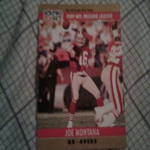 Joe montana football card